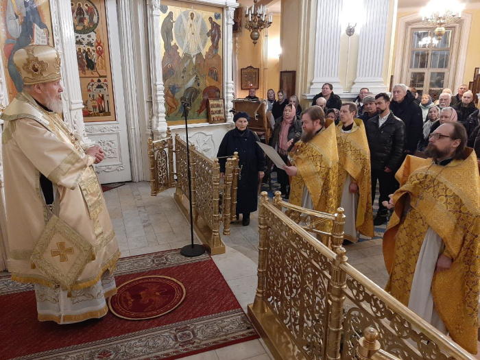 Архиерейское богослужение в Преображенском кафедральном соборе Балашихи