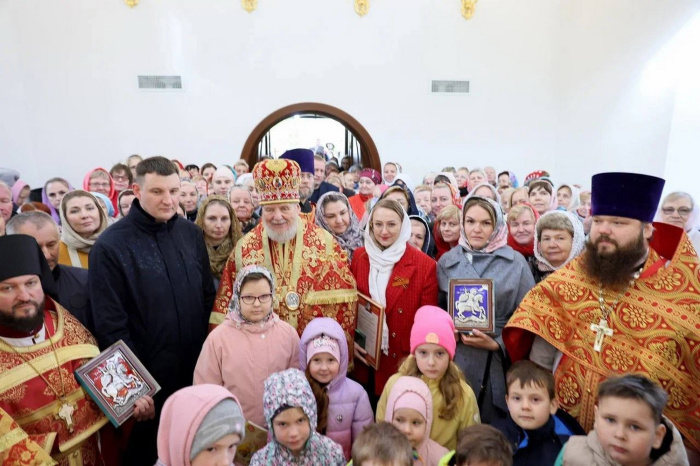 Архиерейское богослужение в Георгиевском храме г. Павловский Посад 