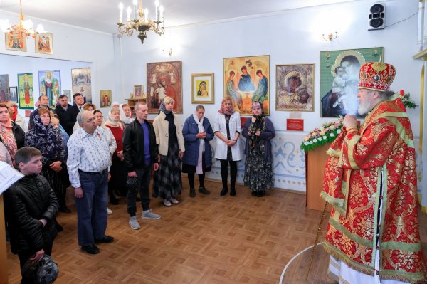 Архиерейское богослужение в Иверском храме г. Орехово-Зуево