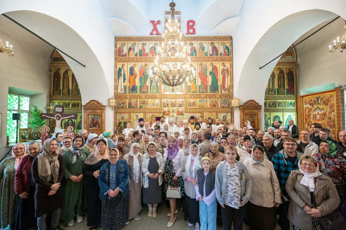 Великое освящение Спасского храма деревни Каблуково