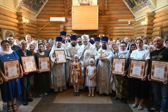 Великое освящение Серафимовского храма города Балашихи 