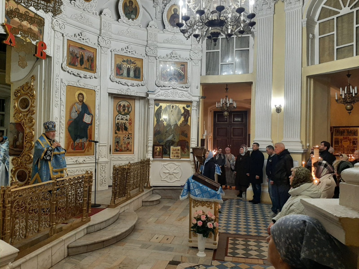 Архиерейское богослужение в Преображенском кафедральном соборе Балашихи