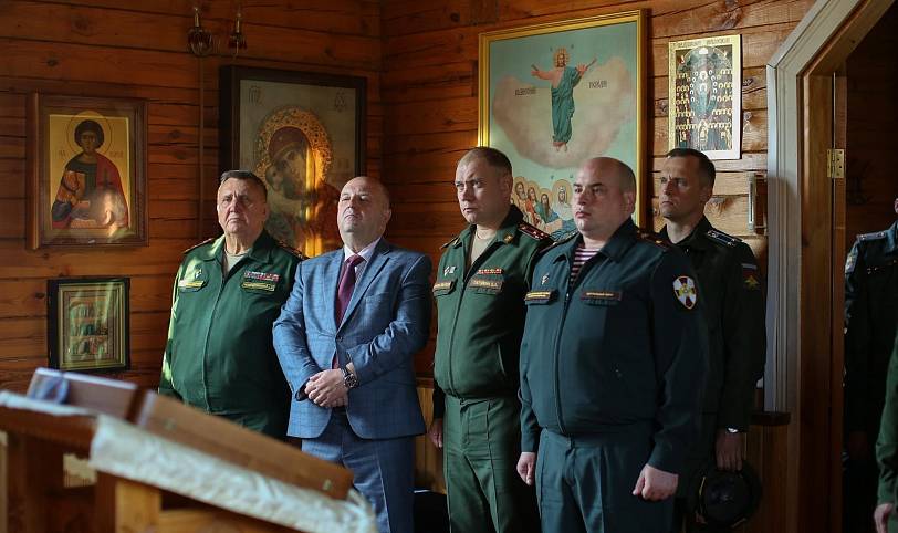 800-летие со дня рождения святого благоверного князя Александра Невского в 282-м учебном центре войск РХБЗ