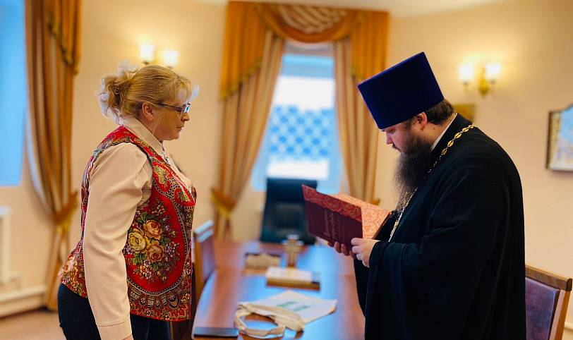 Встреча с директором музейного комплекса в Павловском Посаде