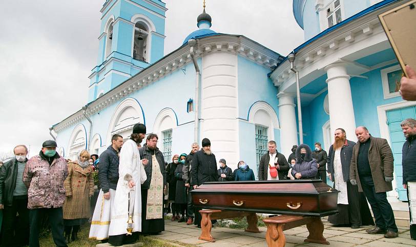 Отпевание протоиерея Владимира Александрова