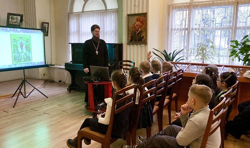 Покровская встреча со школьниками во Фрязино