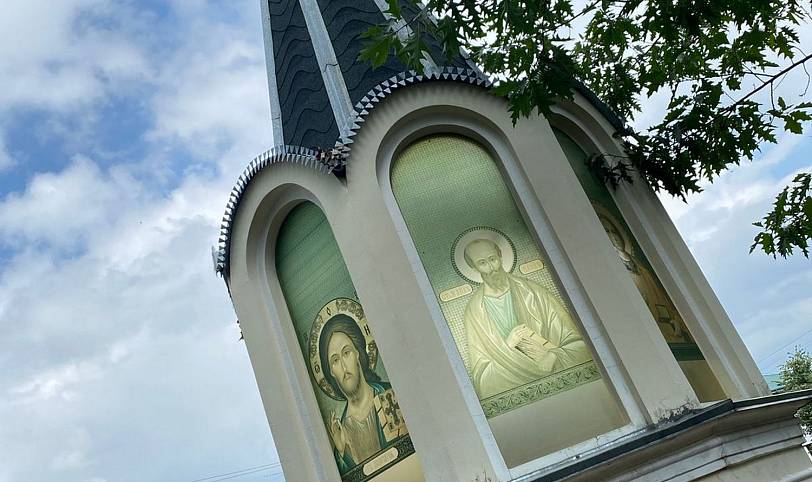 Молебен у Петропавловской часовни в Павловском Посаде