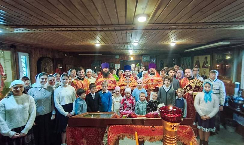 Престольный праздник в храме мучениц Веры, Надежды, Любови и матери их Софии деревни Федурново