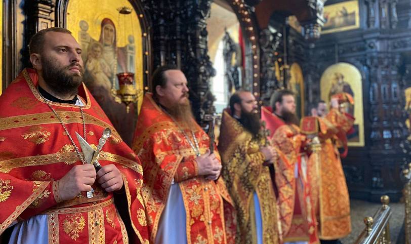 День памяти священномученика Алексия Воробьева в Вознесенском храме Павловского Посада