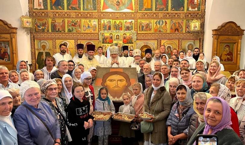 Престольный праздник в Спасском храме деревни Каблуково 