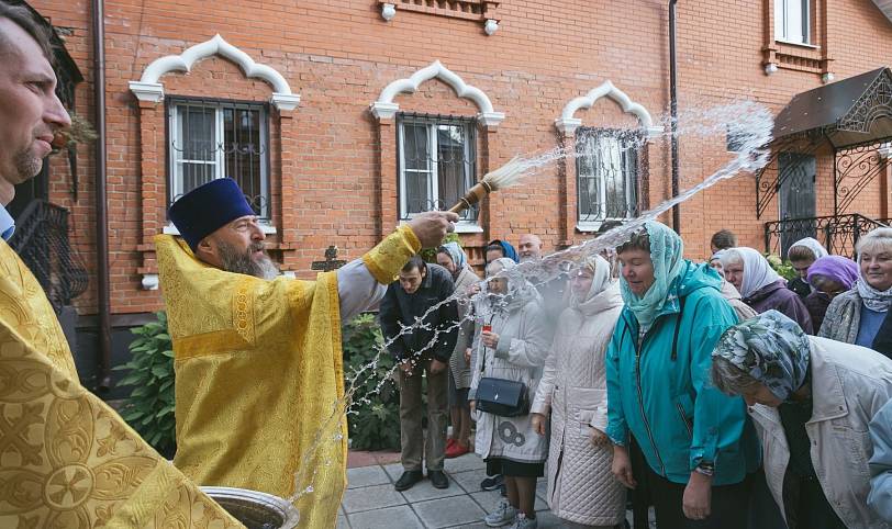 Престольный праздник в Вознесенском храме Павловского Посада