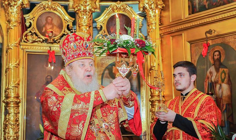 Божественная литургия в Никольском храме г. Лосино-Петровский