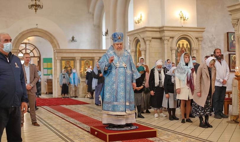 Архиерейское богослужение в Троицком храме г. Электроугли