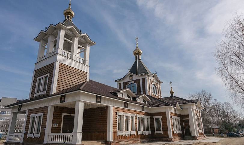 Соборное богослужение и рабочая встреча в храме Всех святых, в земле Русской просиявших, города Электрогорск