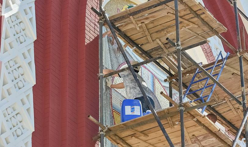 Совещание в Князь-Владимирском храме микрорайона Дзержинского города Балашихи