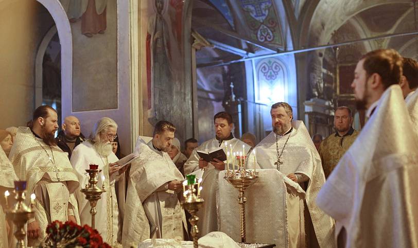 Отпевание протоиерея Евгения Жемчугина