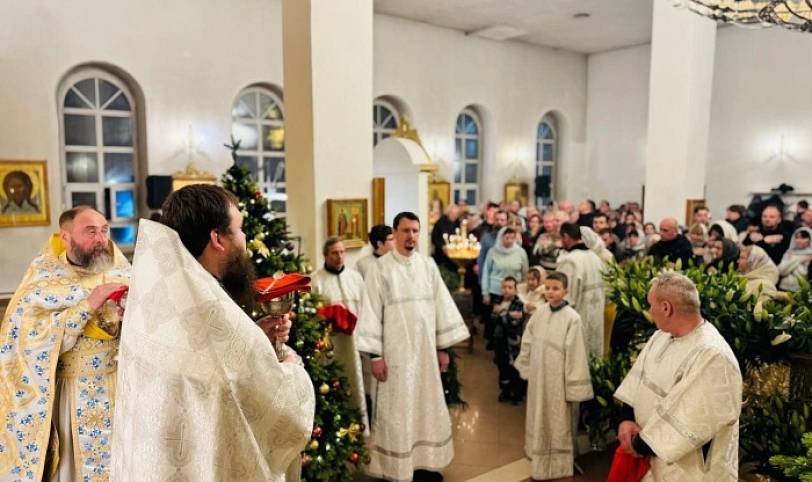 Рождество Христово в Казанском храме города Павловский Посад