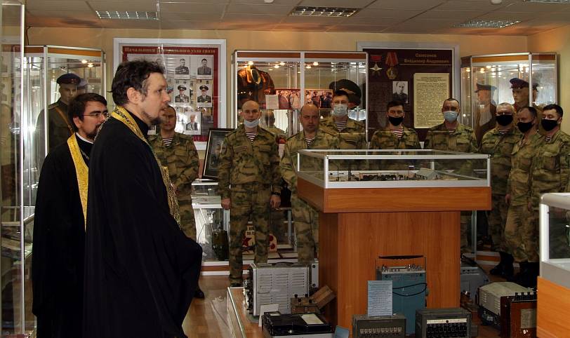 Встреча в воинской части войск Национальной гвардии в Балашихе