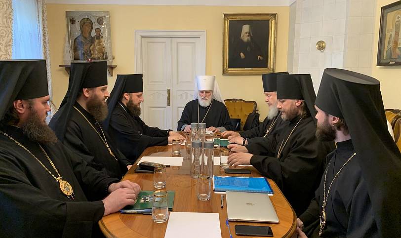 Первое заседание Архиерейского совета Московской митрополии 