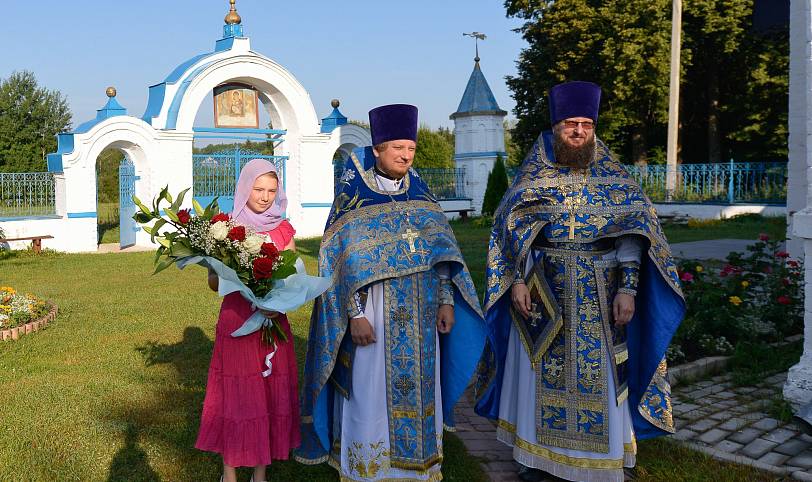 Архиерейское богослужение в деревне Маврино
