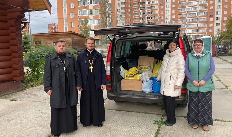 Доставка гуманитарной помощи от Балашихинского благочиния