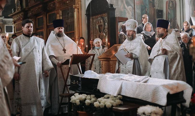 Отпевание протоиерея Бориса Чижова