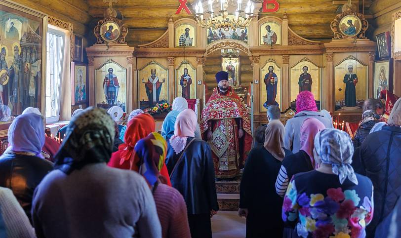 Празднование святой Блаженной Матроне Московской в посёлке Верея