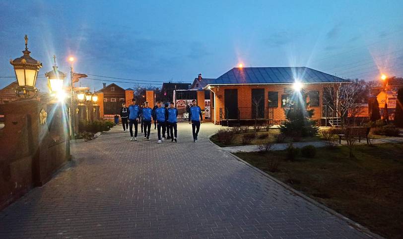 Посещение Георгиевского храма города Орехово-Зуево игроками футбольного клуба «Зенит-2» города Санкт-Петербург