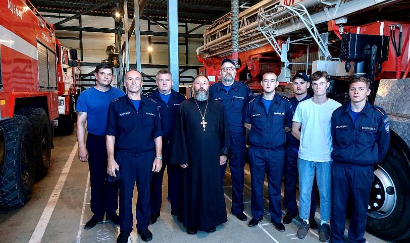 Посещение пожарно-спасательной части Электрогорска