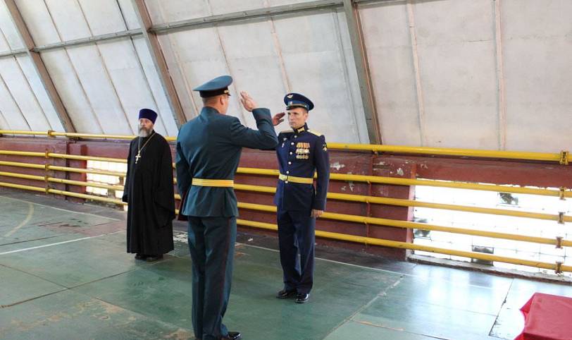 Приведение к присяге в воинской части №43856